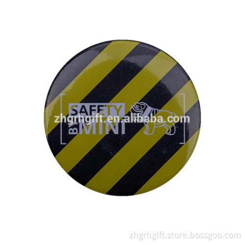Cheap Metal Button Badge/ Mirror Button Badge Pin/ Wholesale Custom Tin Badge